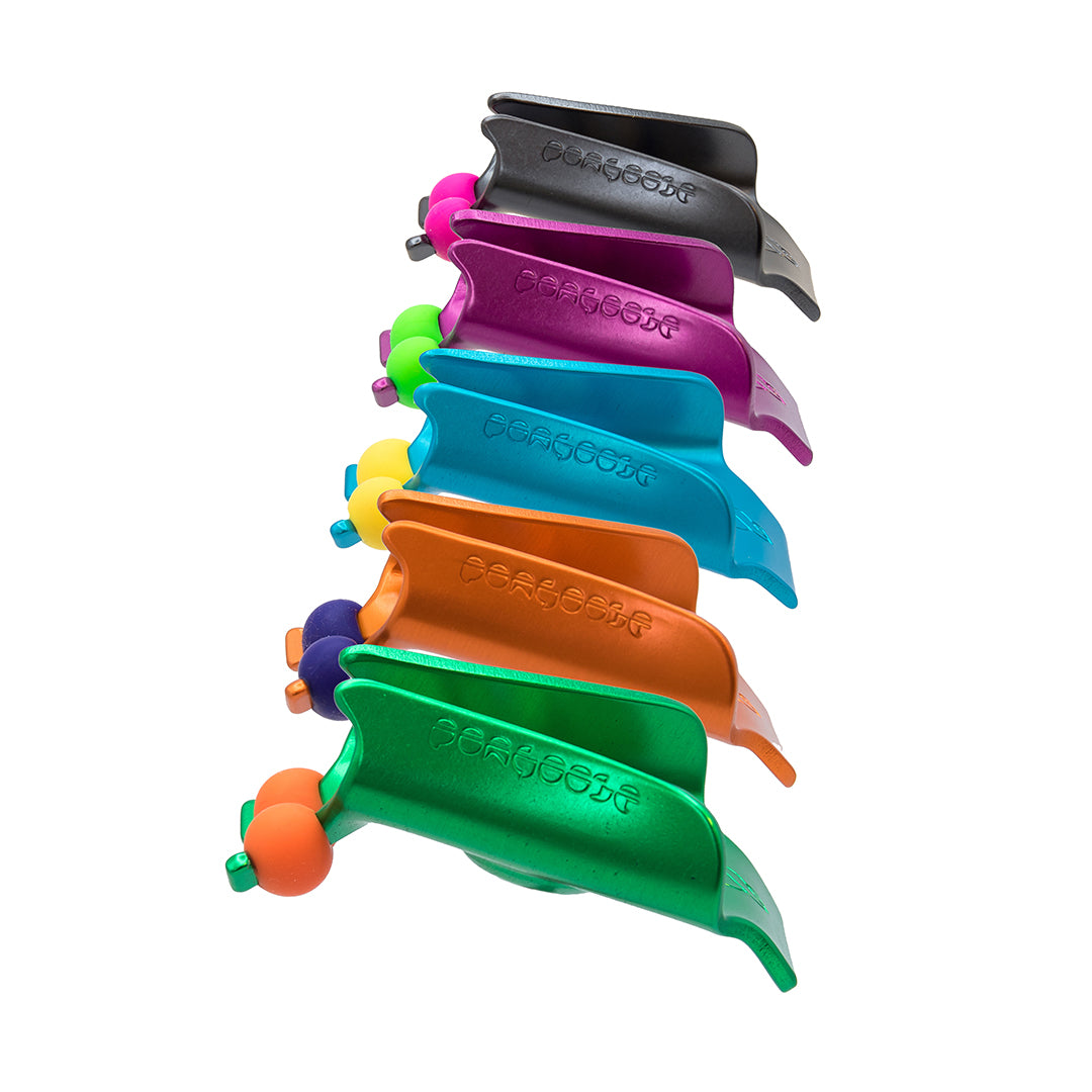 Aluminium, anodised head only