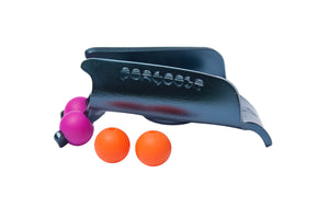 Gunmetal clipstick head with orange and pink silicone bead colour options from the Pongoose Climber 700 3in1 clipstick product. 