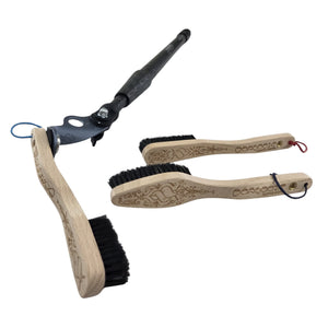 Pongoose Brushing Stick 700+ with 3 x Threaded Brushes (bundle)