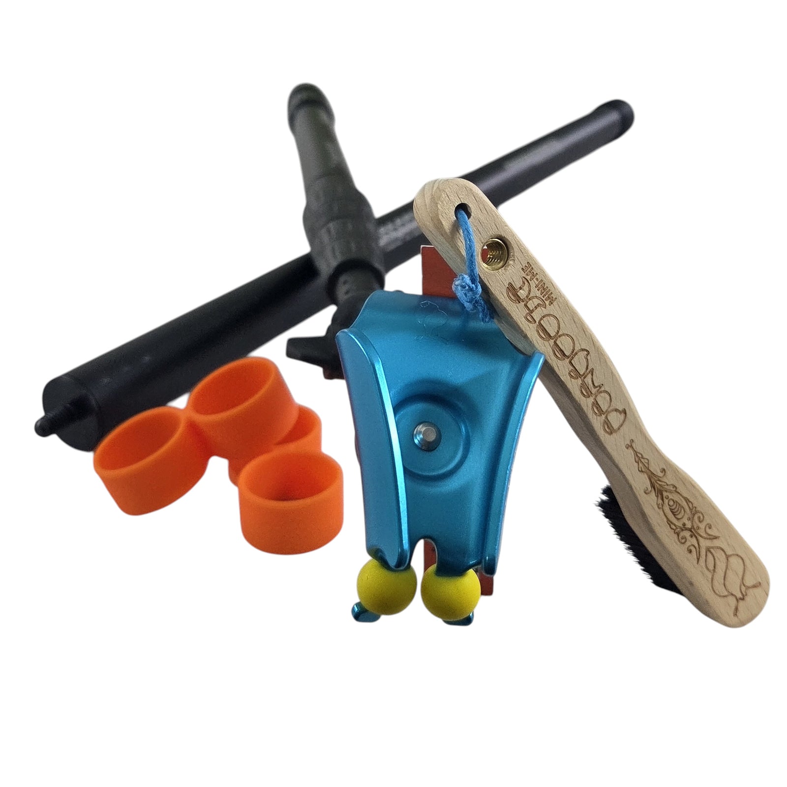 Pongoose Climber 3-in-1 Clipstick/Stick Clip 550+ with Pongoose Extender 550+, Mini-Me Threaded Brush and 2 x Coupling Bands (bundle)
