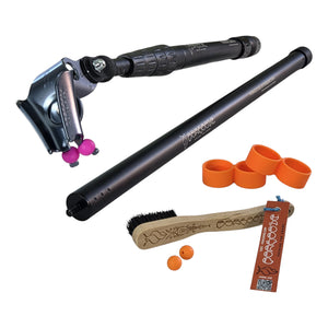 Pongoose Climber 3-in-1 Clipstick/Stick Clip 550+ with Pongoose Extender 550+, Mini-Me Threaded Brush and 2 x Coupling Bands (bundle)