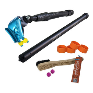 Pongoose Climber 3-in-1 Clipstick/Stick Clip 550+ with Pongoose Extender 550+, Mini-Me Threaded Brush and 2 x Coupling Bands (bundle)