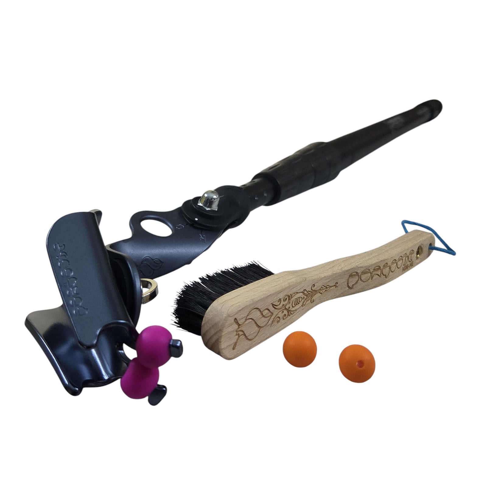 Pongoose Climber 3-in-1 Clipstick/Stick Clip 700+ with Mini-Me Threaded Brush (bundle)
