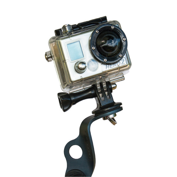 Buy the Pongoose Climber 700 3in1 multi-directional clipstick, brushing stick and camera boom. Pictured with GoPro action camera attached to bracket (camera not included).